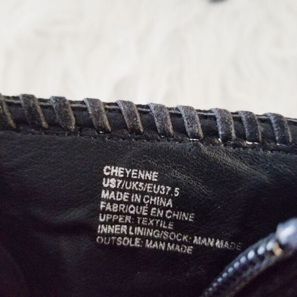 Shoe dazzle boots high heels peak toe black open toe - Picture 6 of 8